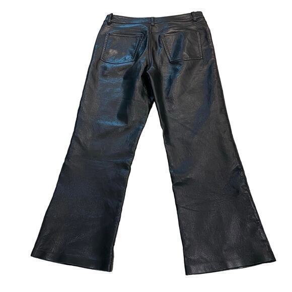 Aritzia Sunday Best Gabby Vegan Leather Pants Black Size‎ 2 - Picture 3 of 7